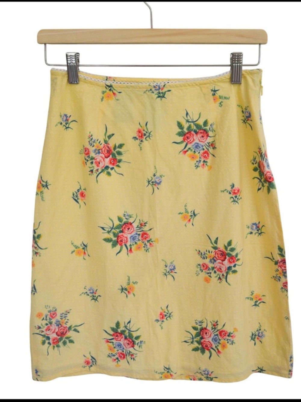 Ralph Lauren Yellow Floral Skirt